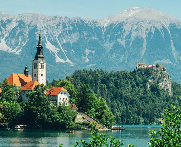 Lake Bled, Slovenia–the ideal European spring break vacation.