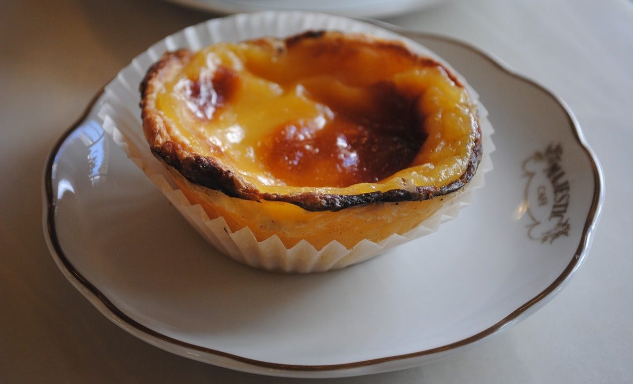 TrovaTrip Portuguese Pasteis de Nata sitting on a plate