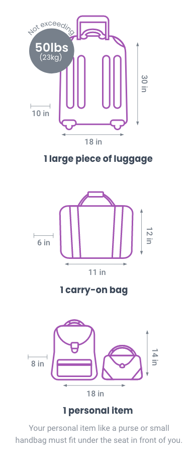 Luggage restrictions purple – mobile – 1