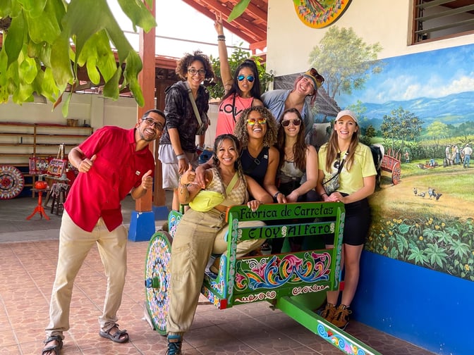 TrovaTrip Host @WithRubina in Costa Rica with her Travelers.