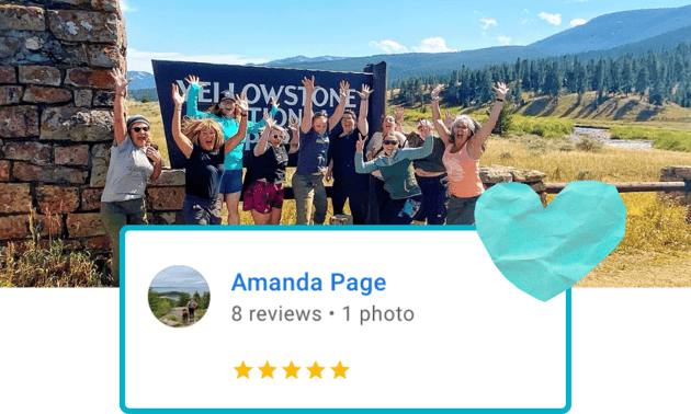 TrovaTrip review from a Traveler who went on a group trip to Yellowstone as a solo traveler and made lifelong friends