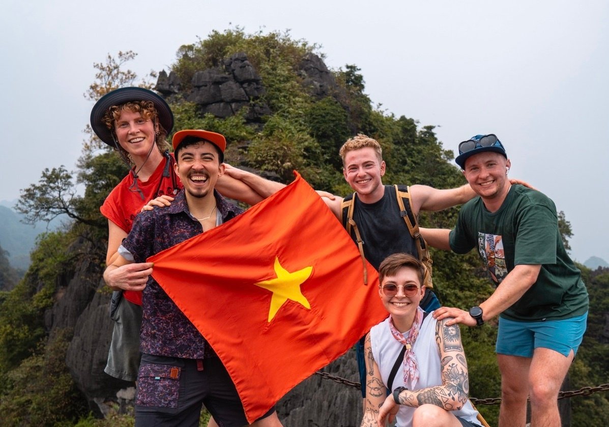 Sam Goldon and Travelers on their queer group trip to Vietnam.
