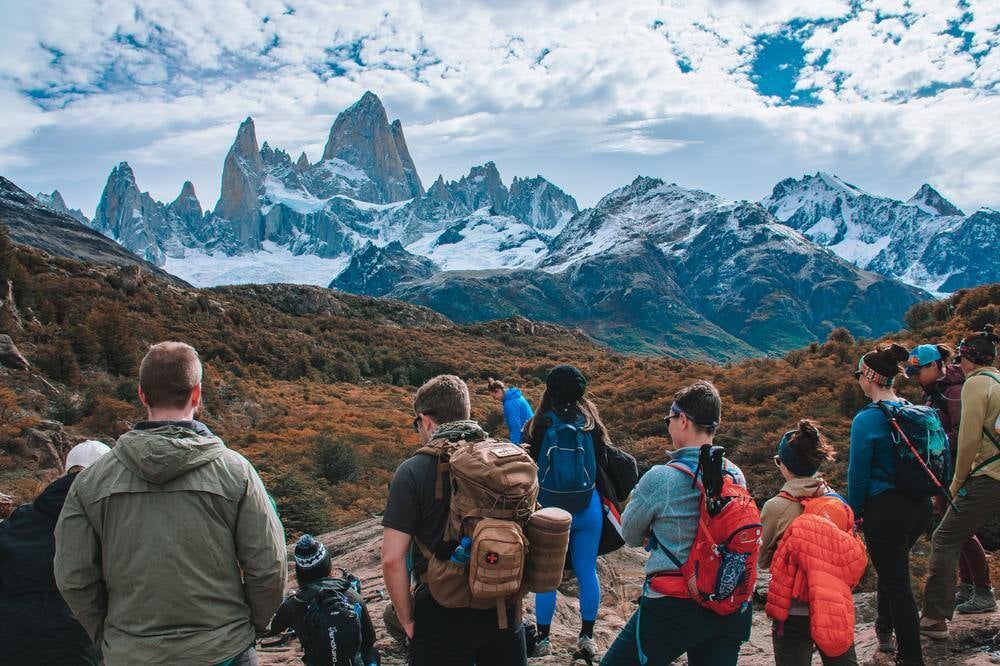 Group trip in Patagonia, a top destination to visit in October