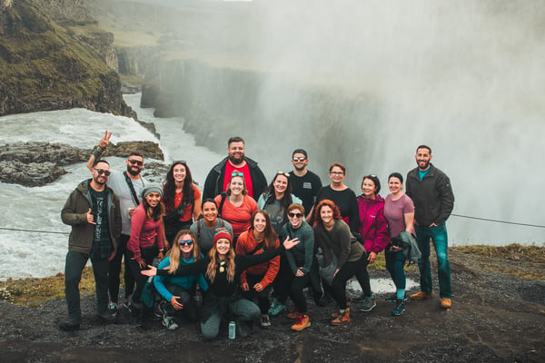 TrovaTrip group in Iceland with Bonnie and Matt.