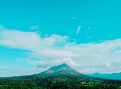 TrovaTrip Costa Rica view of mountain top