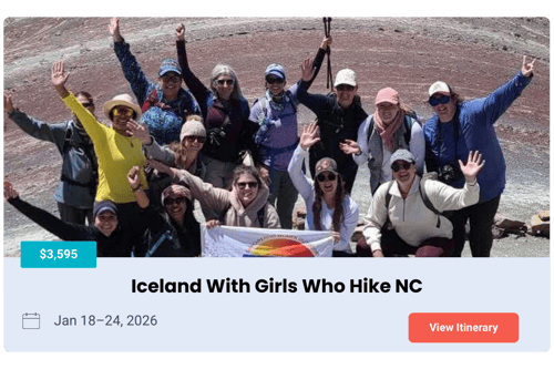Bookable group trip to Iceland, one of the best places to visit in January, 2026.