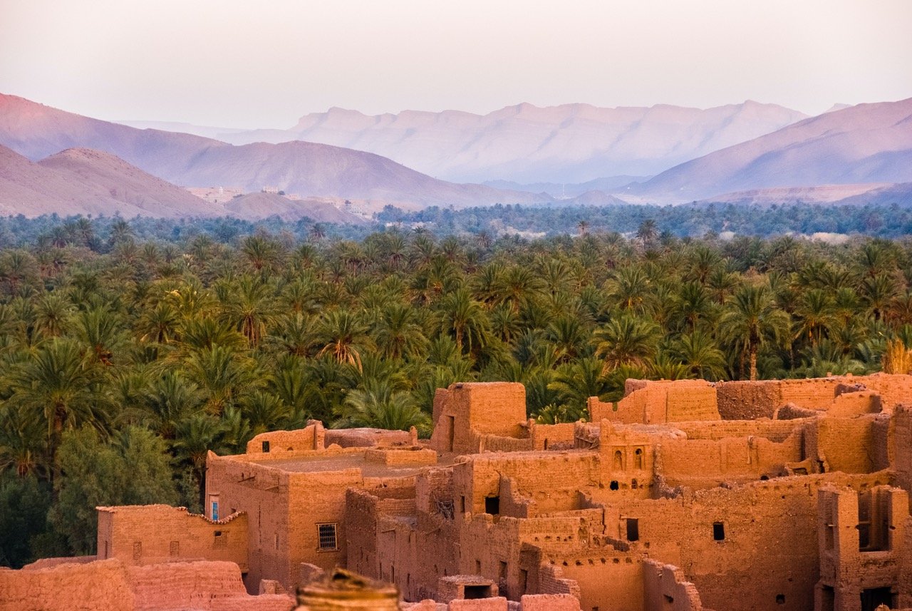 Marrakech sky view.