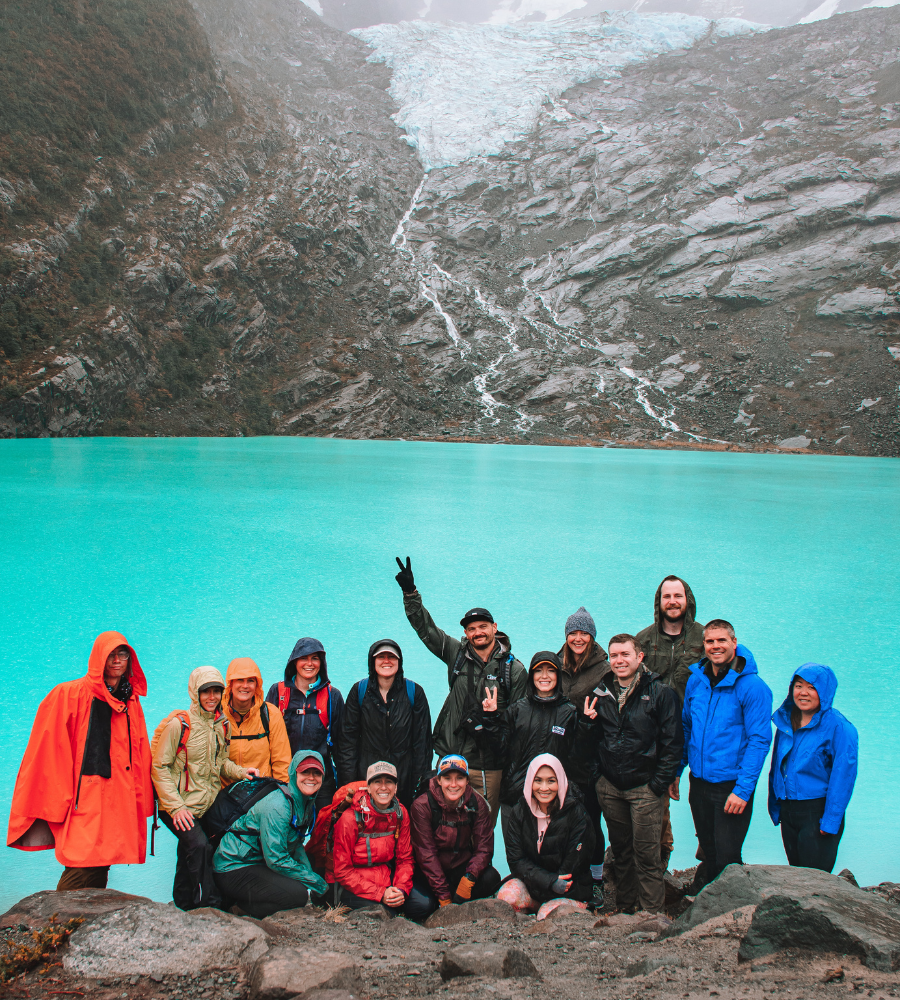 TrovaTrip group in Patagonia.
