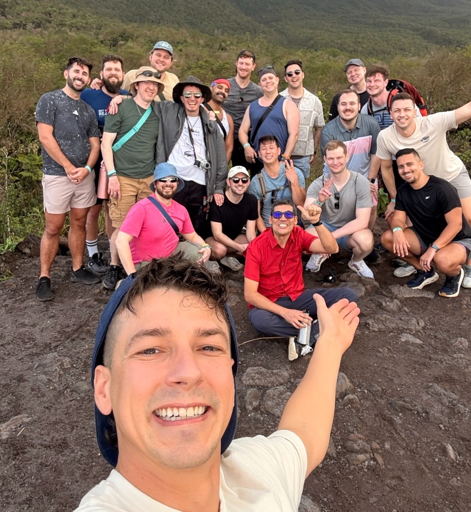 LGBTQ+ group trip in Costa Rica led by Matthew Schueller.