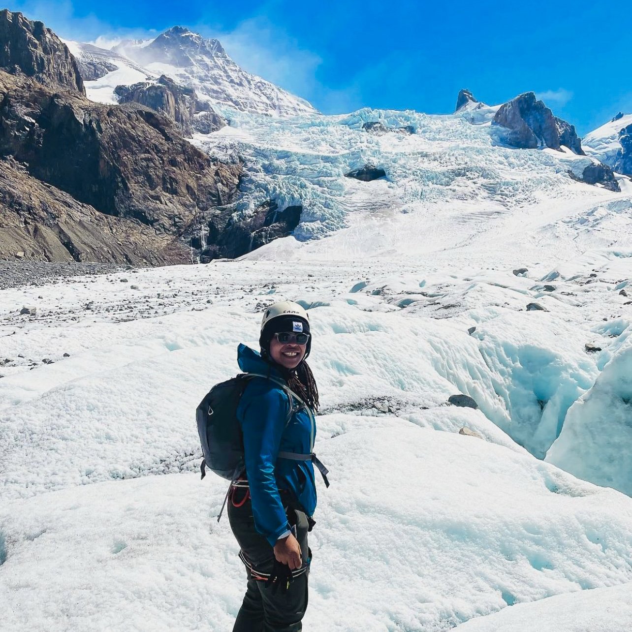 TrovaTrip hiker in Patagonia from Patagonia with Krissy, 2022.