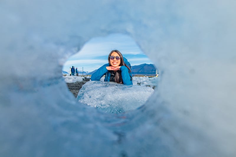 Traveler on a trip to Iceland, inspiring group travel 2026.