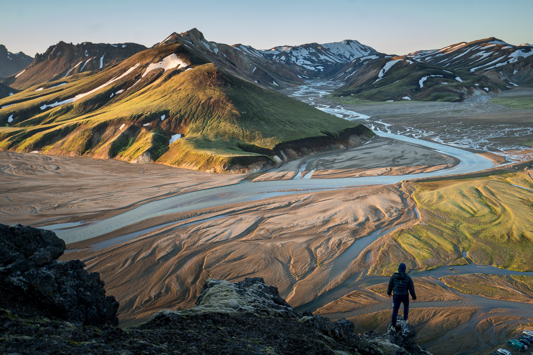 TrovaTrip person standing Iceland vista