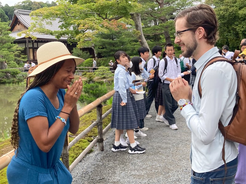 Traveler proposal on a TrovaTrip in Japan.