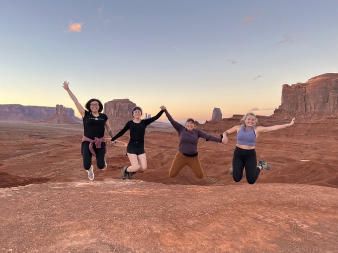 Women in Utah with Creator who had a travel business idea to host group trips.