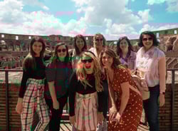 TrovaTrip Rome Greece group of travelers smiling