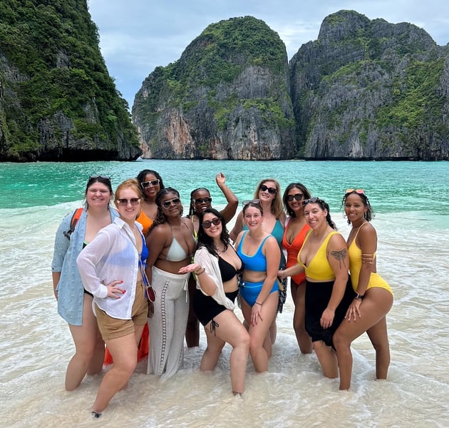Group of Travelers in Thailand