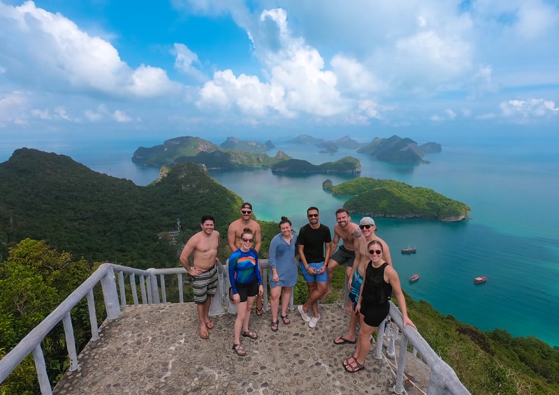 A group of Travelers in Thailand.