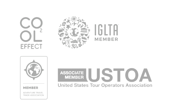 Travel associations logos.