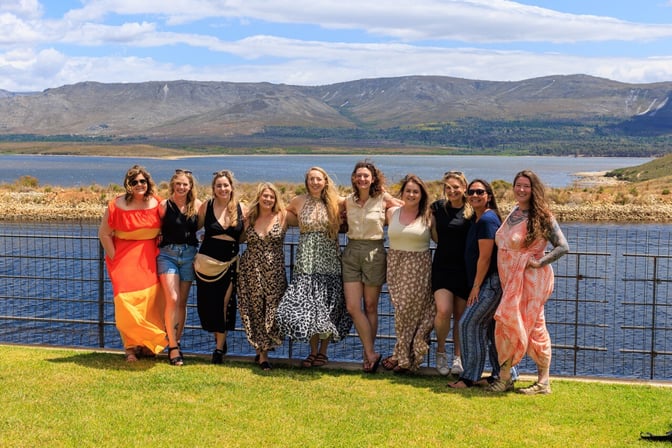 Travel Content Creator Lindsay Mukaddam onegirlwandering on a group trip with her Travelers.