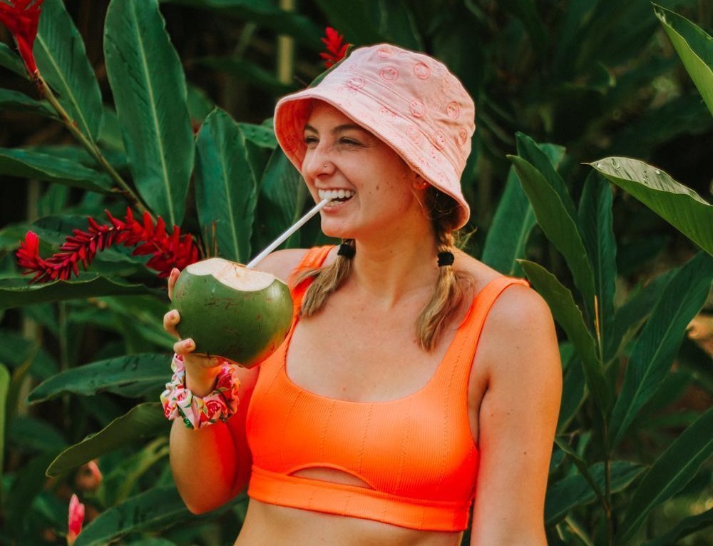 A TrovaTrip Traveler in Costa Rica, one of the destinations of travel trends 2026.