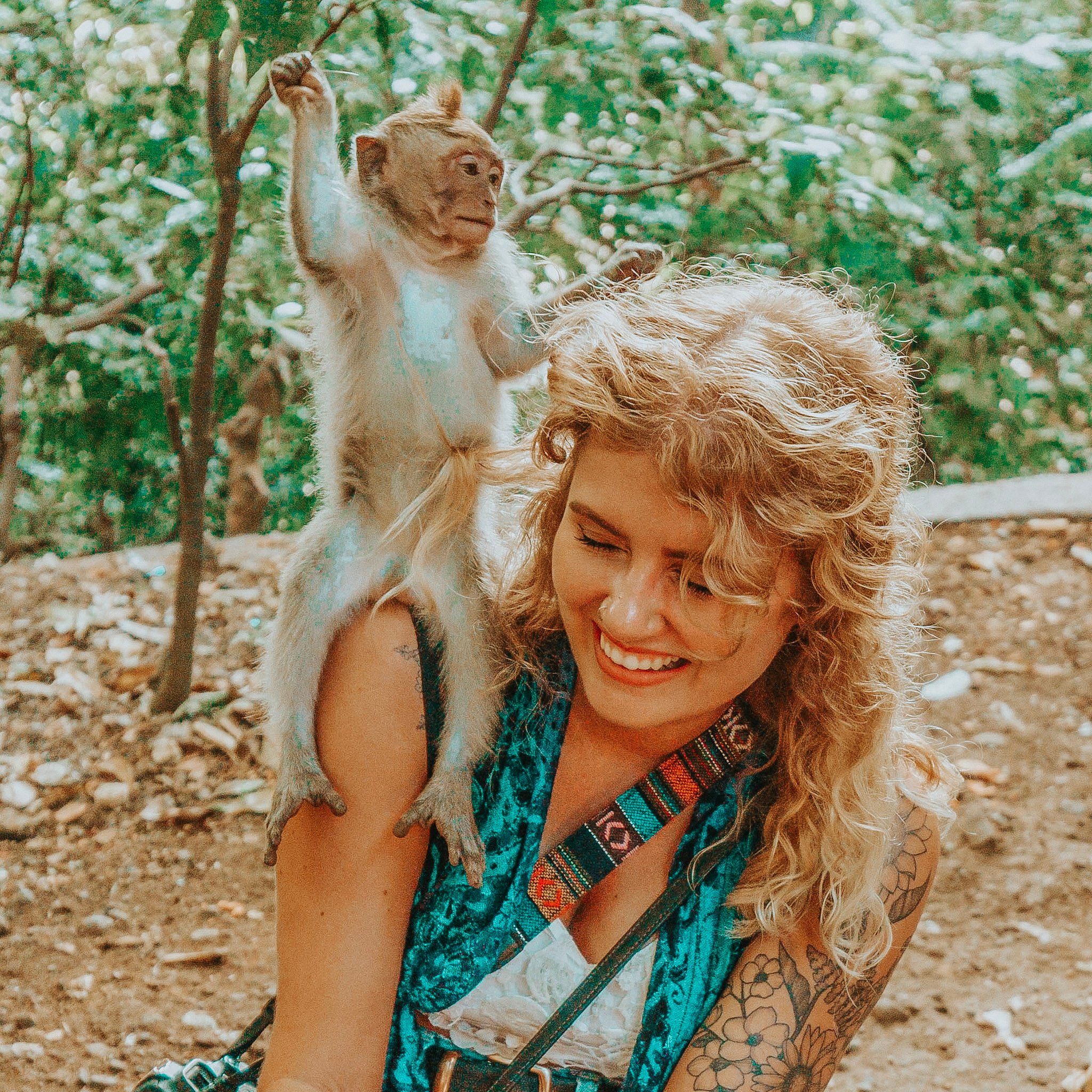 TrovaTrip-Bali-Woman-With-Monkey-1