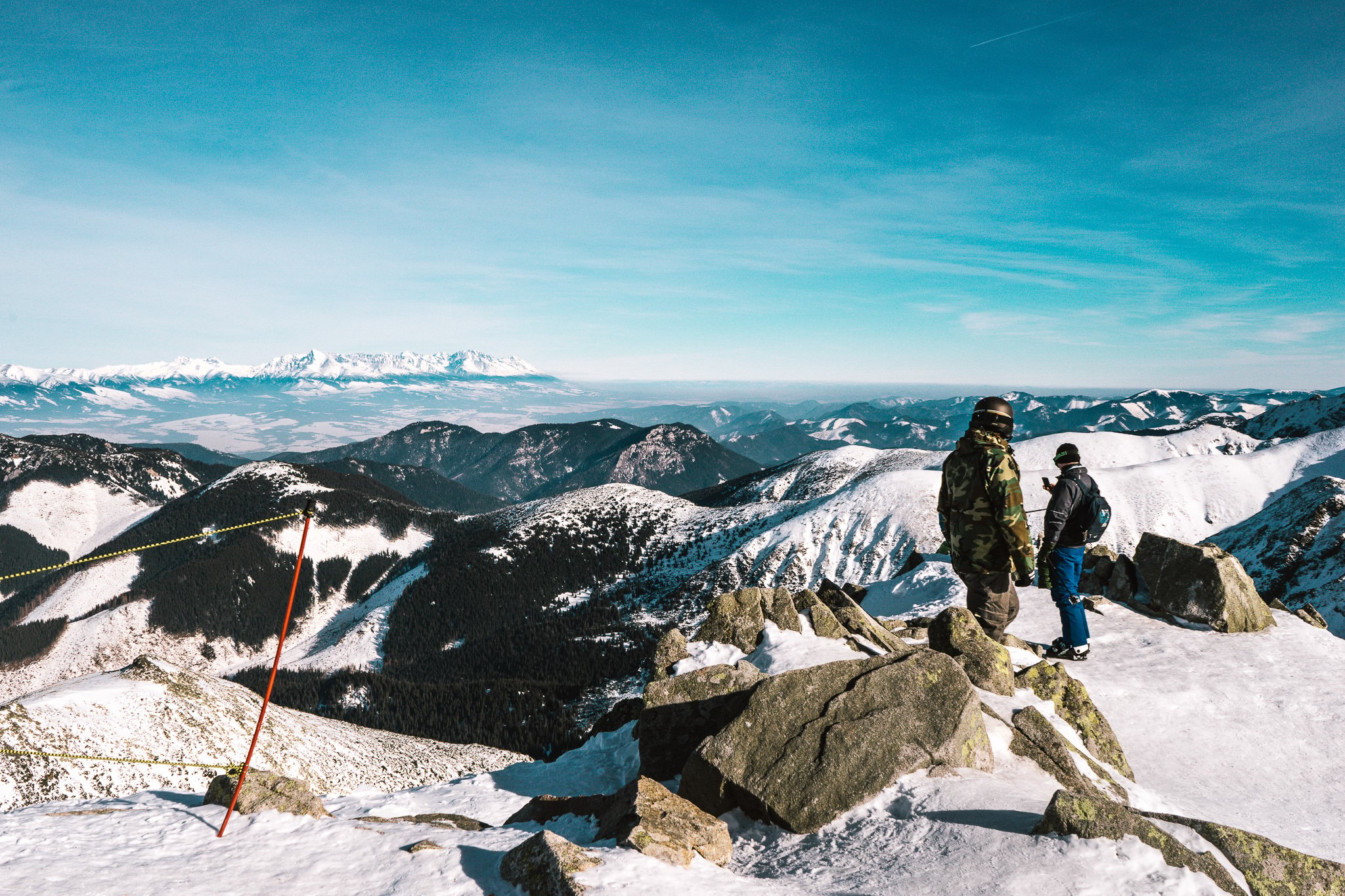 Mountains in Jasna, Slovakia, a top European city to visit in winter